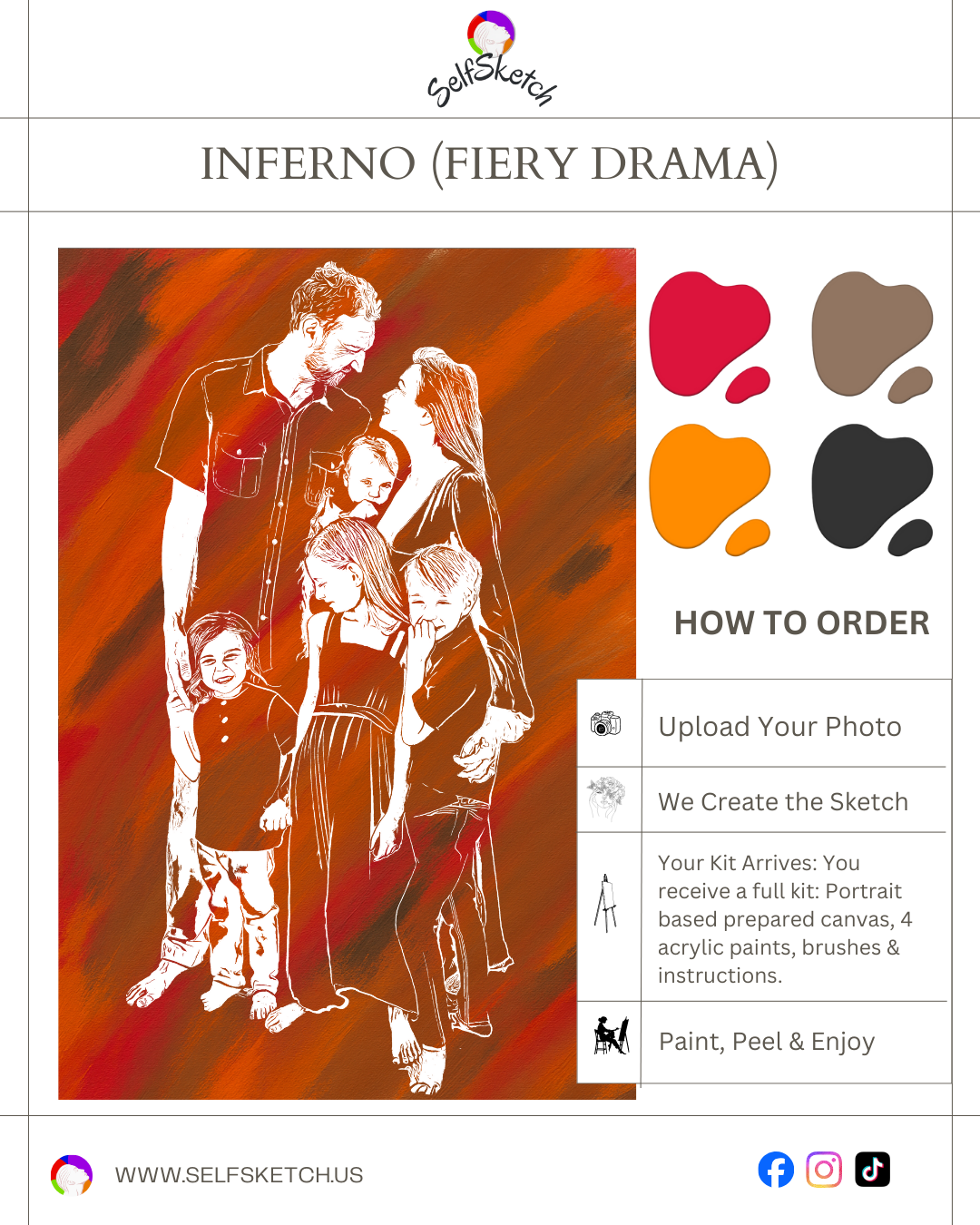 From Photo to Canvas: Family Portrait Painting Kit