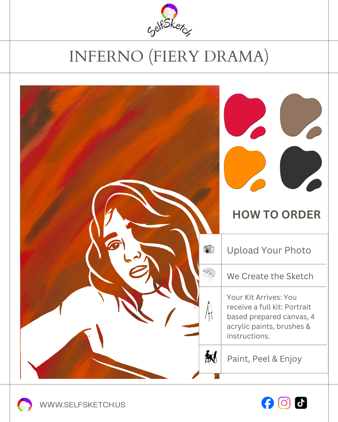 Turn a Photo into Art – Single Portrait Kit