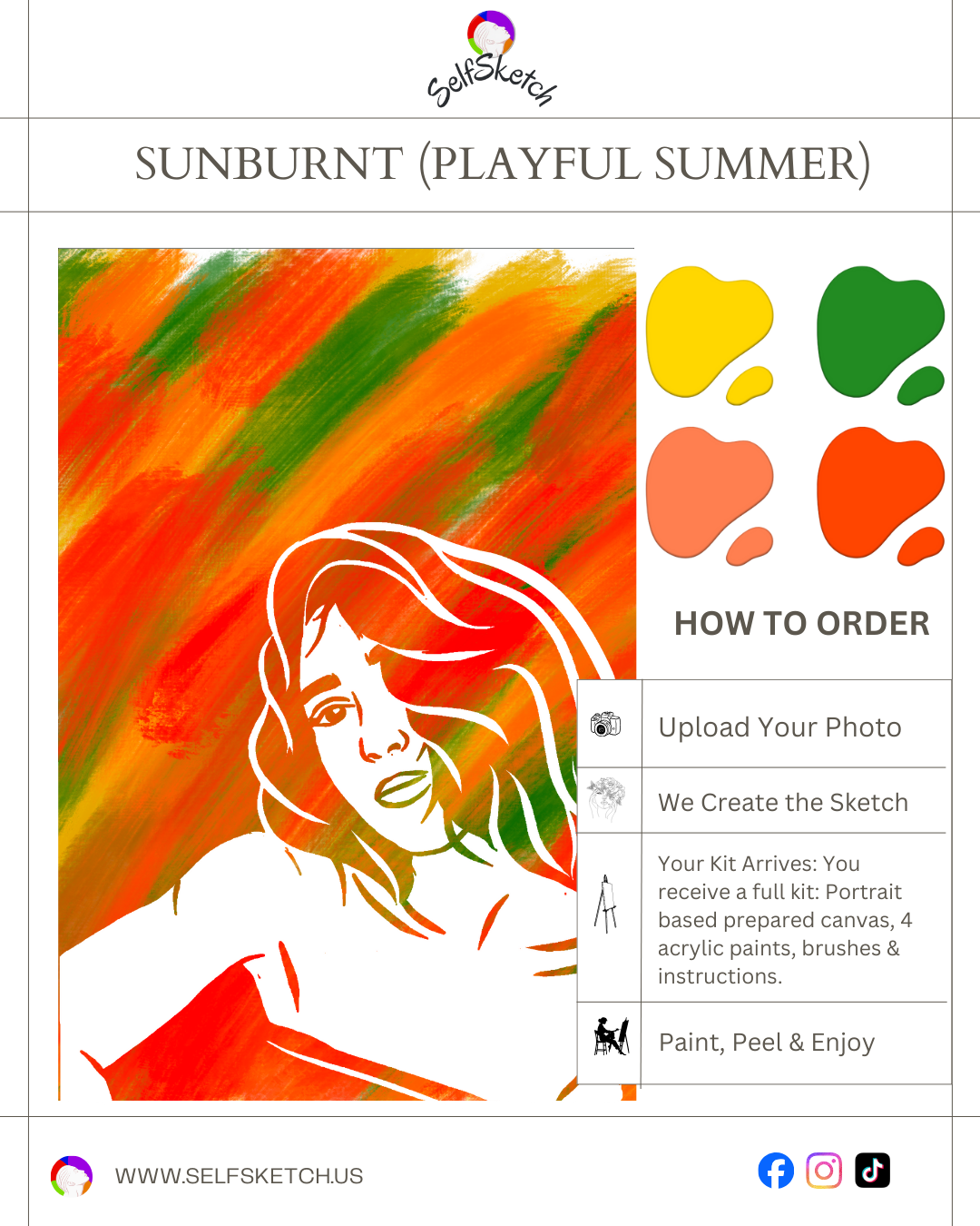 Turn a Photo into Art – Single Portrait Kit