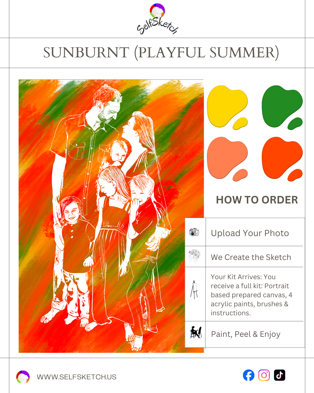 From Photo to Canvas: Family Portrait Painting Kit