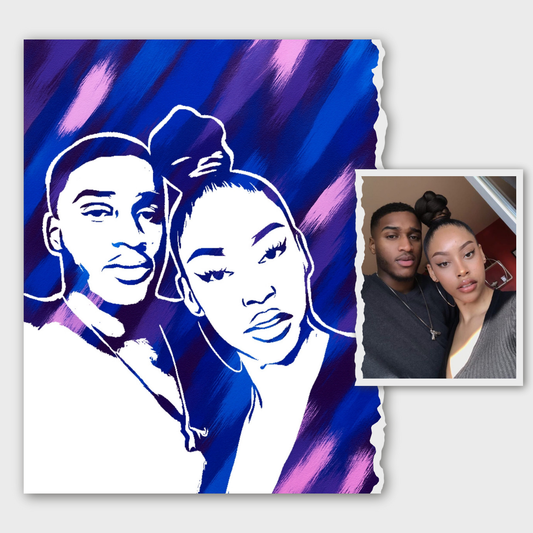 Couples & Friends Portrait Painting Kit – Two People, One Masterpiece