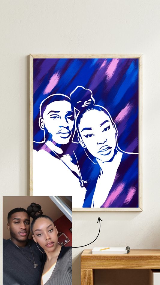 Couples & Friends Portrait Painting Kit – Two People, One Masterpiece