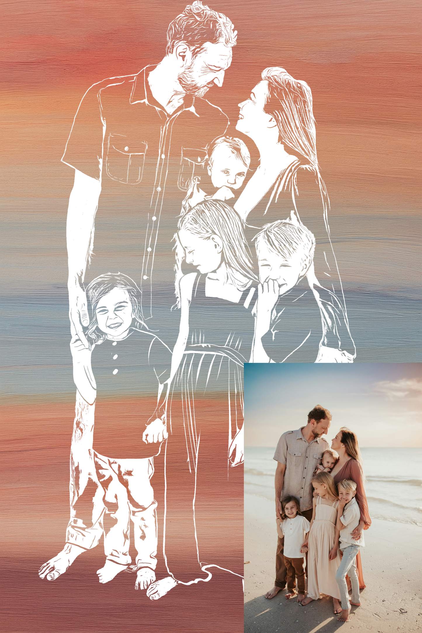 From Photo to Canvas: Family Portrait Painting Kit