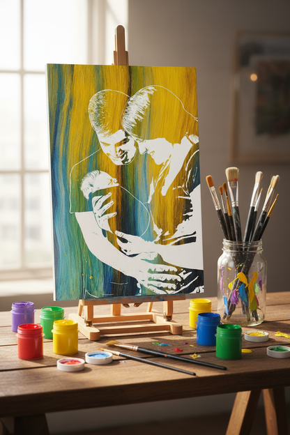 From Photo to Canvas: Family Portrait Painting Kit