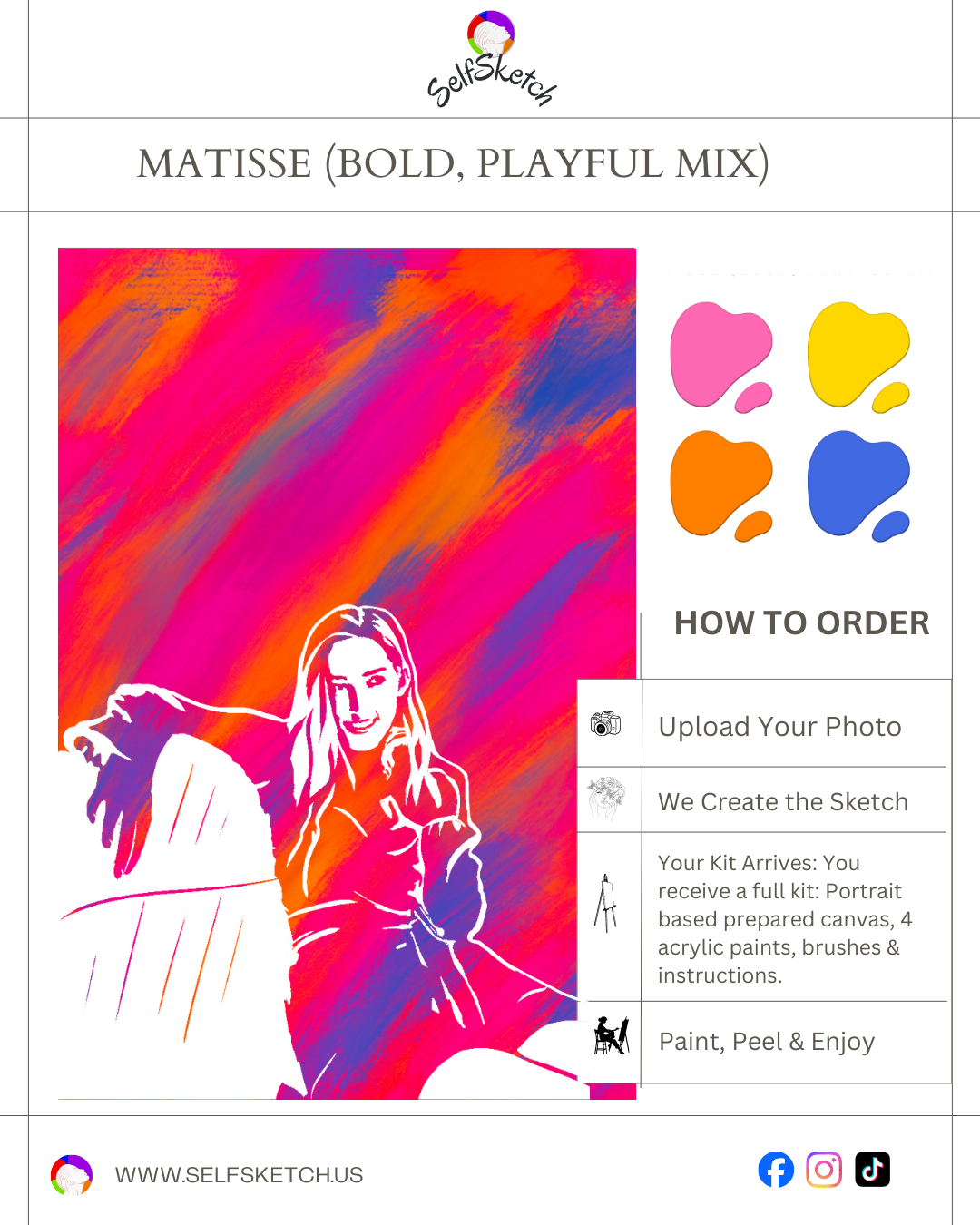 Single Portrait Masterpiece Kit – Paint Your Story