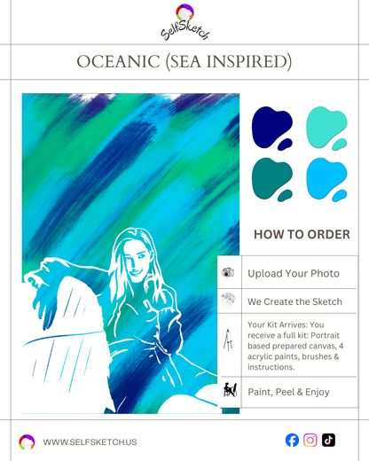 Single Portrait Masterpiece Kit – Paint Your Story