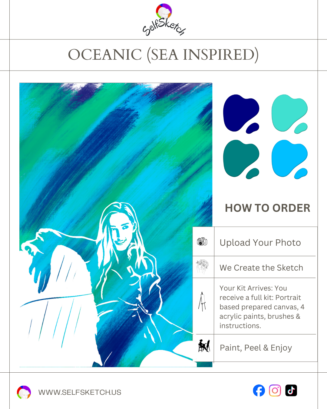 Single Portrait Masterpiece Kit – Paint Your Story