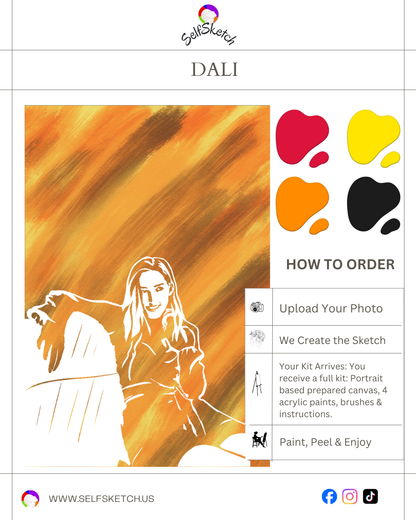 Single Portrait Masterpiece Kit – Paint Your Story
