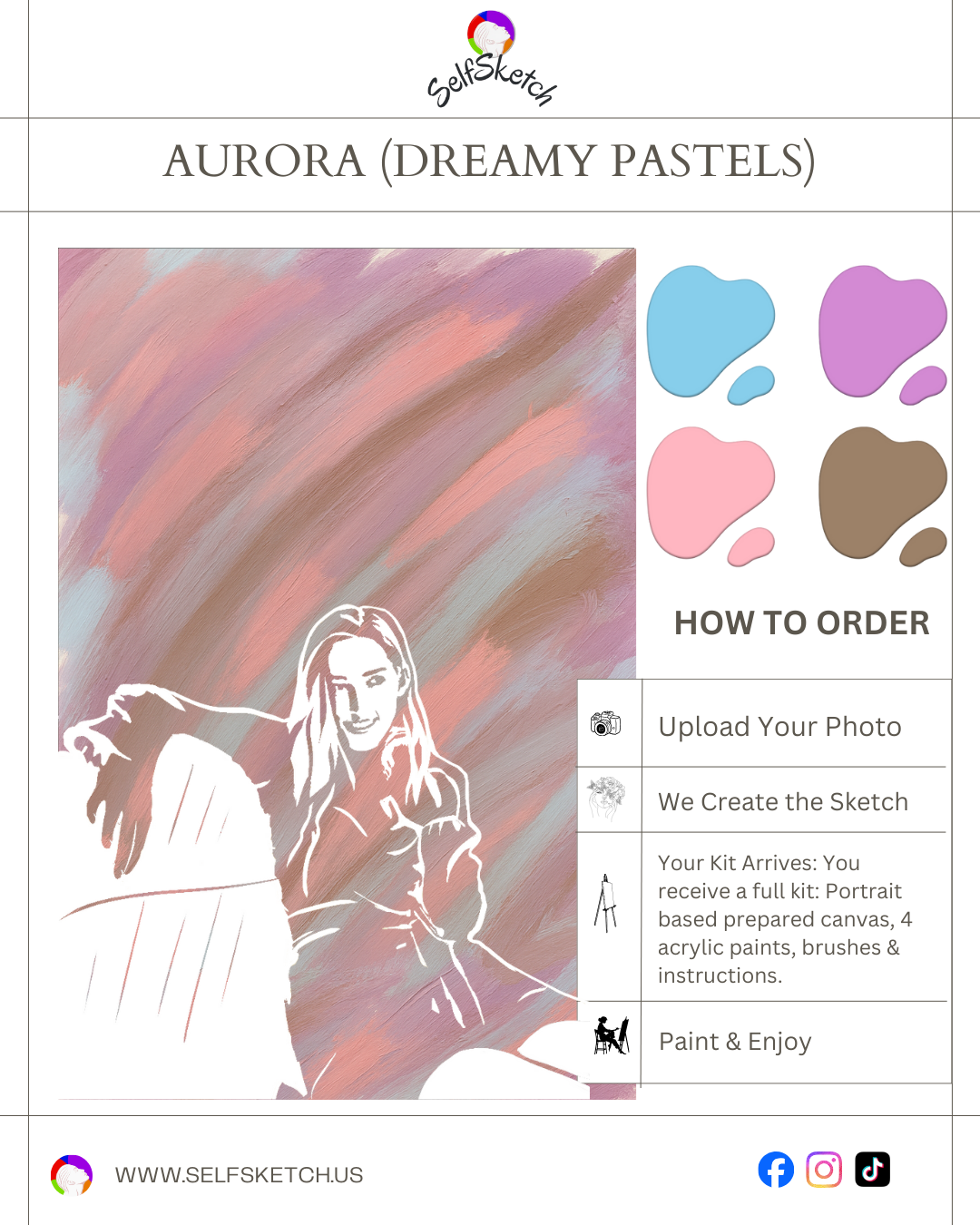 Single Portrait Masterpiece Kit – Paint Your Story