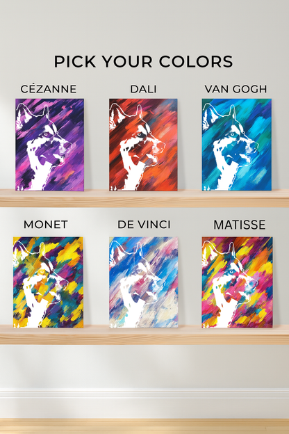 Pet Portrait Painting Kit – Turn Your Pet’s Photo into Art