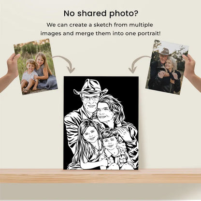 From Photo to Canvas: Family Portrait Painting Kit