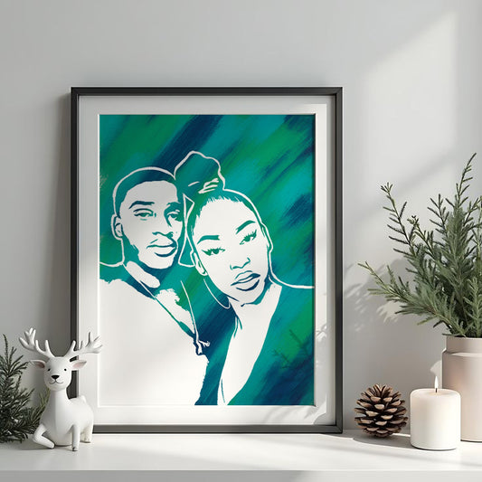 Couples & Friends Portrait Painting Kit – Two People, One Masterpiece