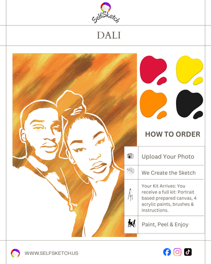 Turn a Photo into Art – Single Portrait Kit