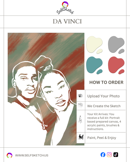 Turn a Photo into Art – Single Portrait Kit