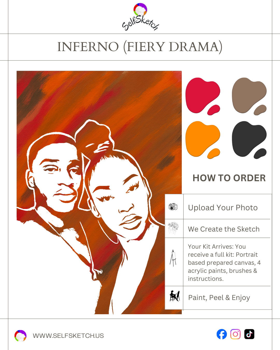 Turn a Photo into Art – Single Portrait Kit