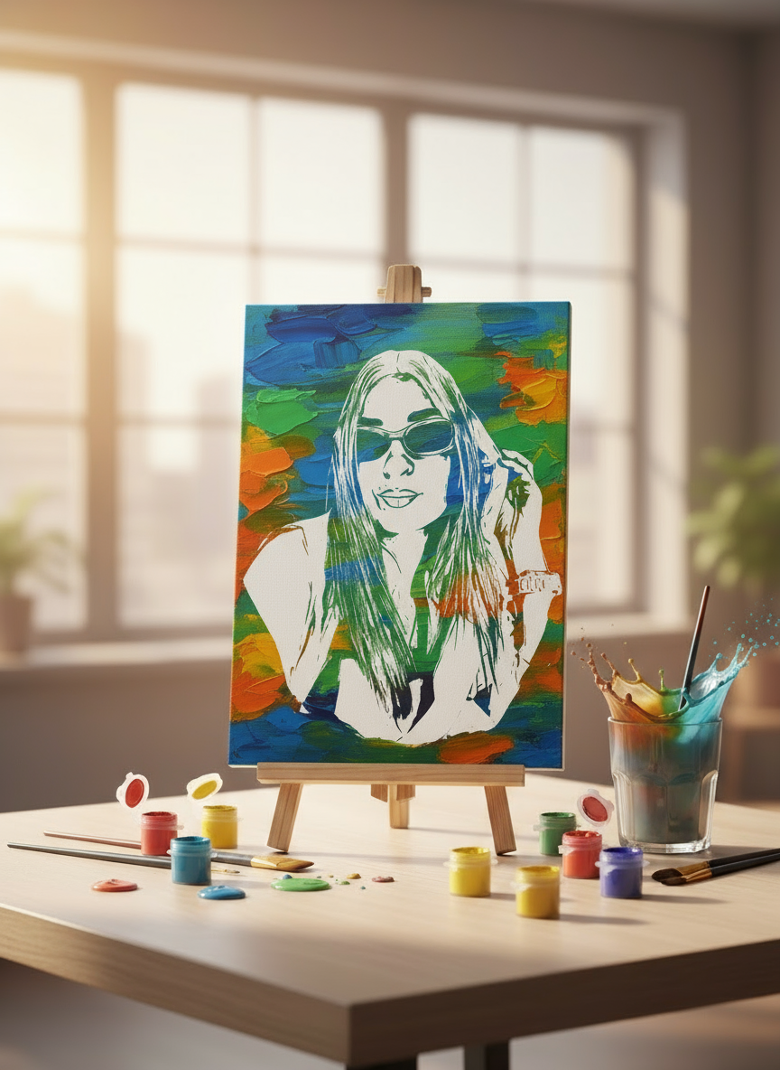 Single Portrait Masterpiece Kit – Paint Your Story