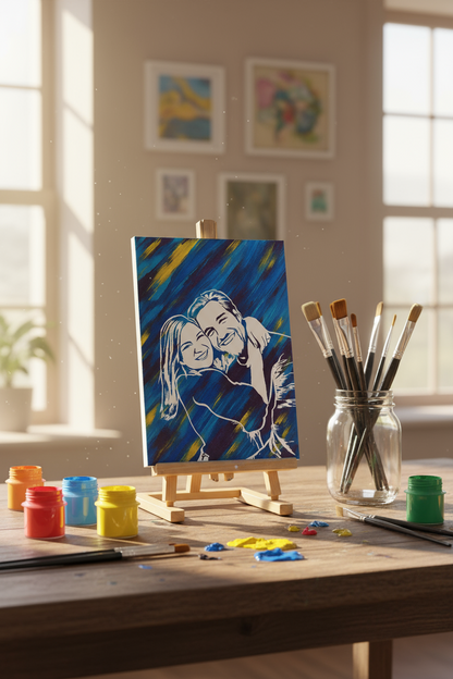 Couples & Friends Portrait Painting Kit – Two People, One Masterpiece