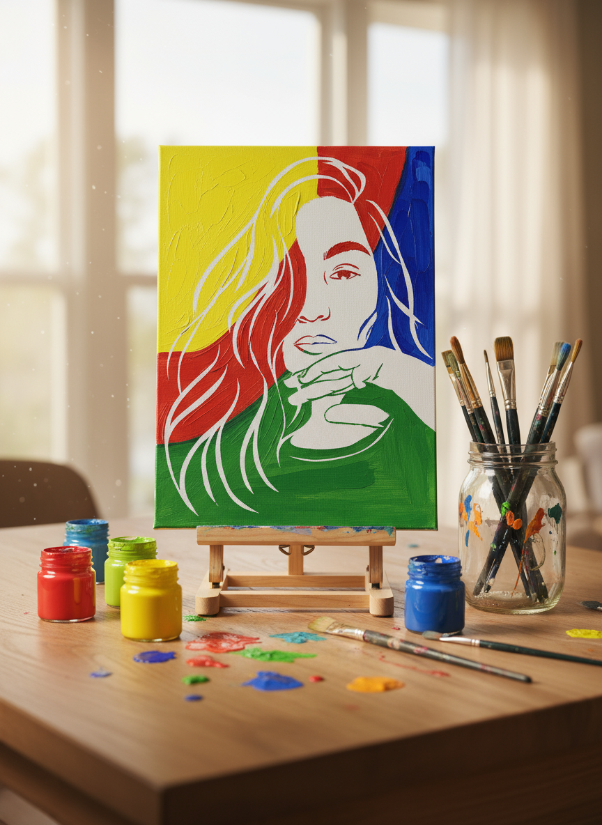 Single Portrait Masterpiece Kit – Paint Your Story