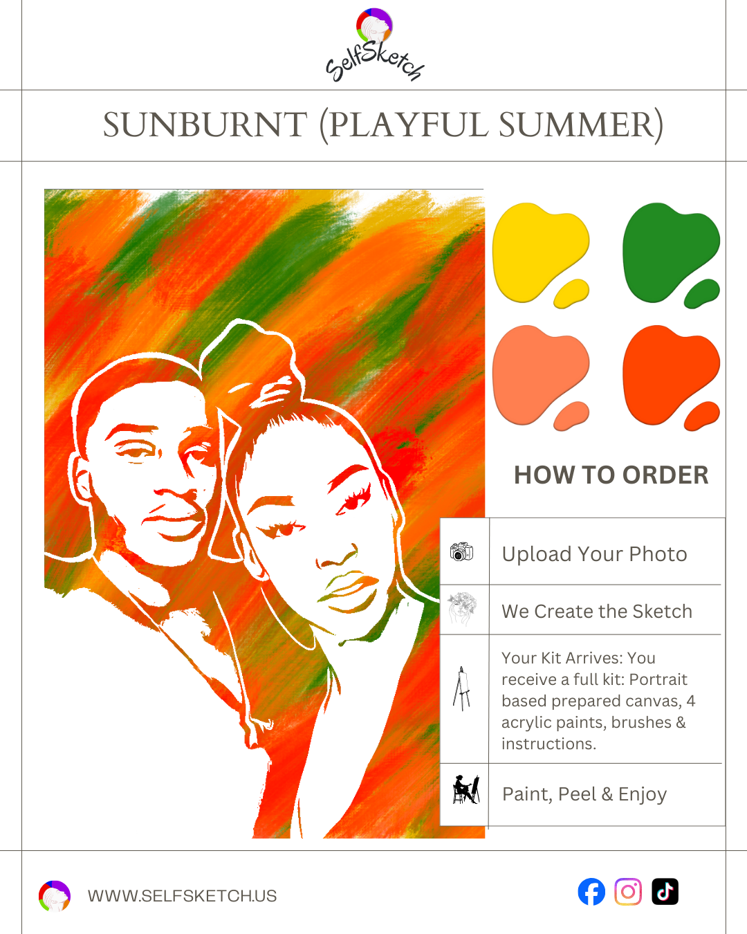 Turn a Photo into Art – Single Portrait Kit